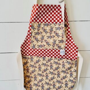 Kids Apron - Red Checkered