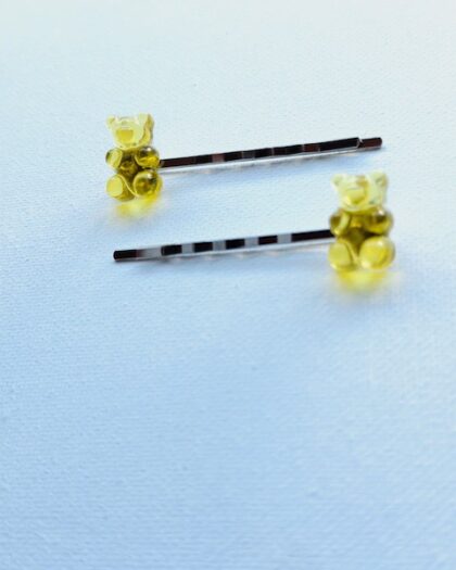 Hair Pins - yellow