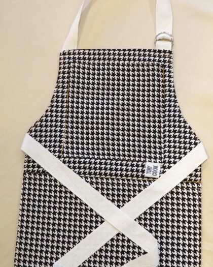Kids Apron - Black Checkered