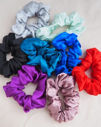 Mulberry Silk Srunchie Pack of 8